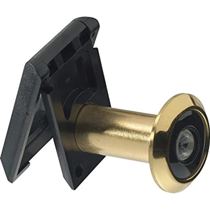 ABUS Türspion 2300 G gold mit Abdeckkappe 06747 – Bild 2
