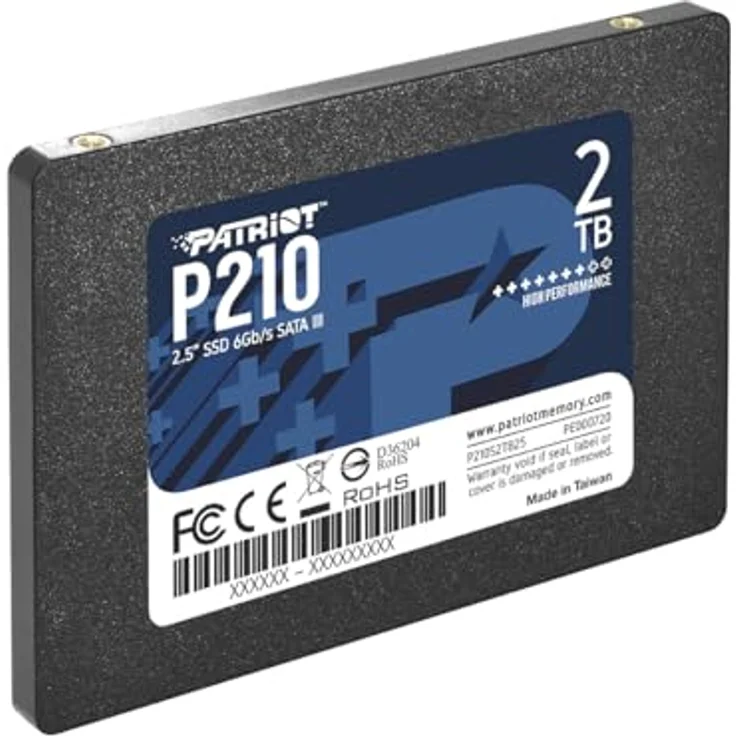 Patriot P210 - Solid-State-Disk - 2 TB - intern - 2.5 Zoll (6.4 cm) - SATA 6Gb/s (P210S2TB25) – Bild 3