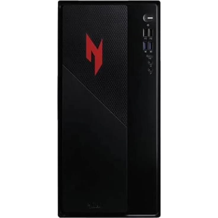 Acer Nitro 20 N20-101, Gaming Desktop-PC mit Intel Core i5 210H, NVIDIA RTX 5060, 16 GB RAM und 512 GB SSD, Schwarz, Windows 11 Home