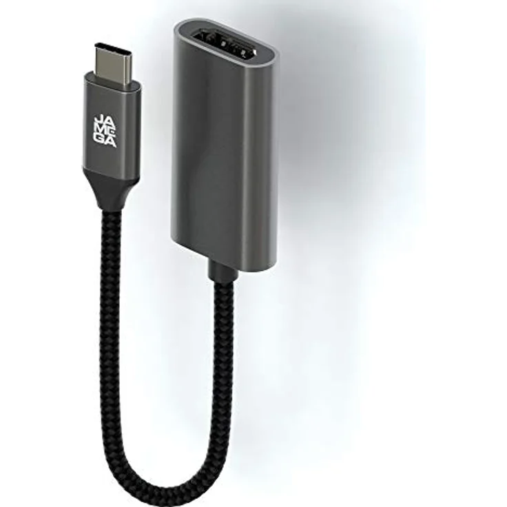 JAMEGA USB C zu HDMI Adapter, 4K@30Hz, Thunderbolt 3 kompatibel, ideal für Surface Book 2 und Huawei UVM – Bild 4