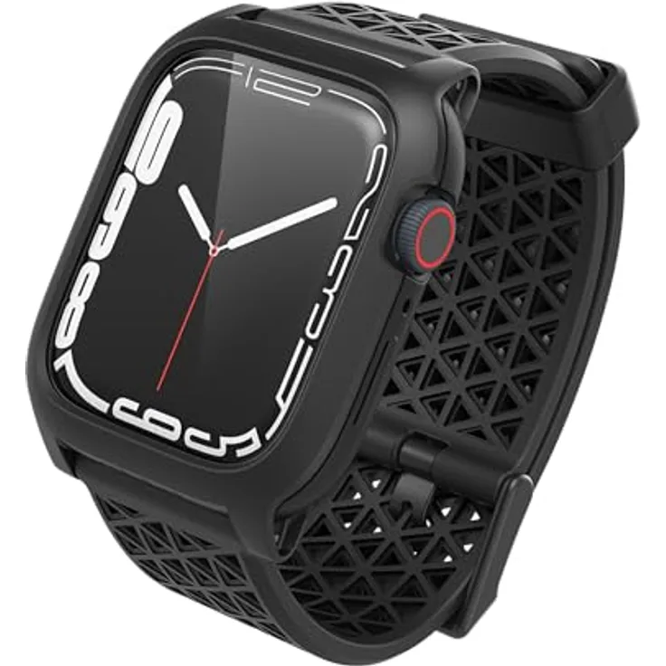 Catalyst Active Defense Case Apple Watch Series 45mm (Series 7/8 / 9) Stealth Black, Wearables-Zubehör aus Nylon
