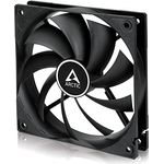 ARCTIC F12 - PC Lüfter, 120 mm Standard Gehäuselüfter, leiser Lüfter, Case Fan mit Standardgehäuse, Push- oder Pull Konfiguration möglich, 1350 rpm - Schwarz