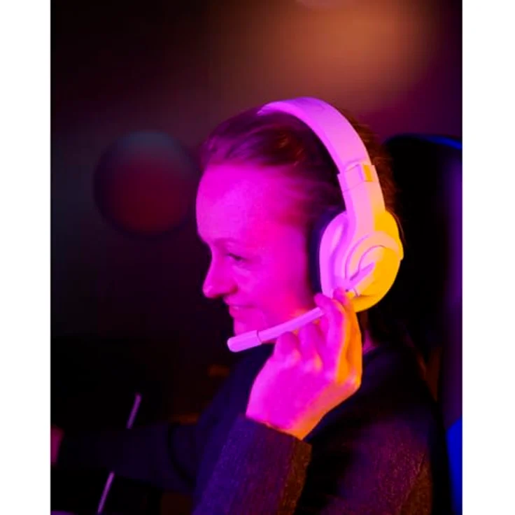 uRage Gaming Headset „SoundZ 100 V2“ (Multiplattform Headset für PC, Xbox, Playstation, Smartphone, klarer Sound, Plug & Play, DTS Lizenz, Over Ear Kopfhörer) weiß – Bild 5