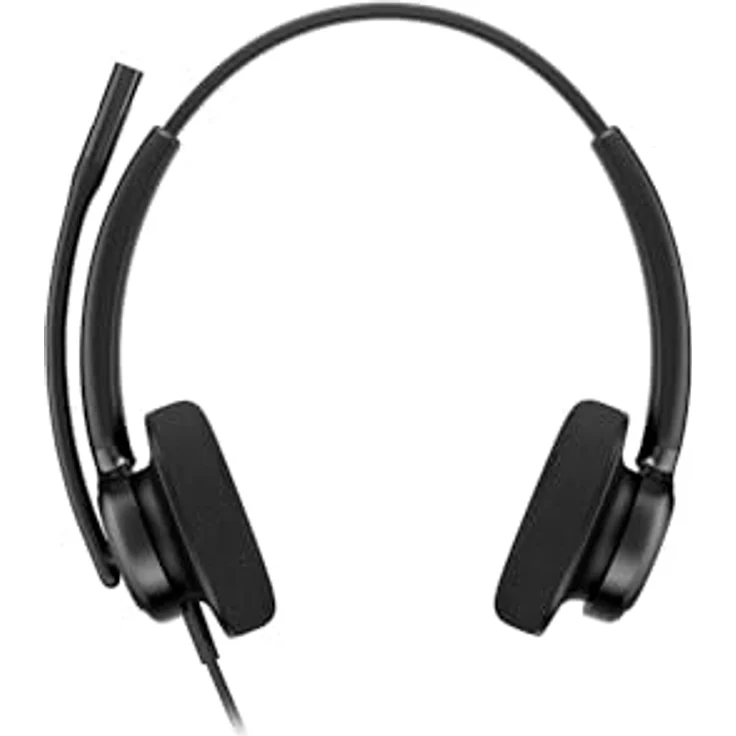 Poly Mission 425, Stereo USB-Headset Classic mit AI Geräuschunterdrückung und ergonomischem Design, ultraleicht, Schwarz – Bild 5