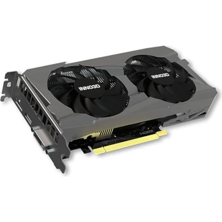 INNO3D GeForce RTX 3050 TWIN X2, Grafikkarte mit 6 GB GDDR6, PCIe 4.0, Lite Hash Rate, 1x DisplayPort, 1x HDMI 2.1 – Bild 2