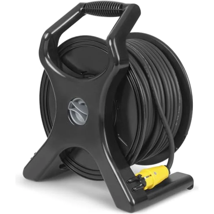 TROTEC Kabeltrommel PVD3 / 40 m Kabel schwarz mit Betriebsspannungsanzeige und Thermoschutzschalter – Bild 5