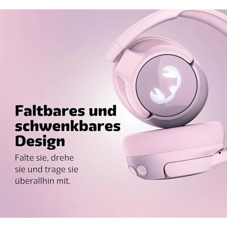 Fresh 'n Rebel Clam Junior, Bluetooth-Kopfhörer für Kinder mit aktiver Geräuschunterdrückung, sicherer Klang (<85dB), LED-Lichteffekt, 60 Std. Spielzeit (Dizzy Donut) – Bild 5