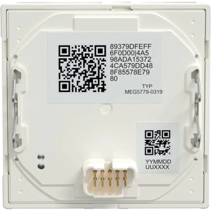 Merten Smart Home Connected Raumtemperaturregler-MODUL, Unterputz, System M, Energie sparen, kompatibel mit Amazon Alexa und Google Home, MEG5779-0319, Polarweiß Glänzend – Bild 4