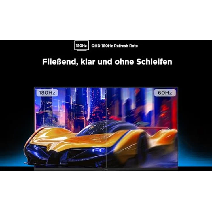 TCL Gaming Monitor 27G64, 27 Zoll QD-Mini-LED, QHD 2560x1440, 180Hz, 1ms GTG, HDR 600 nits, AMD FreeSync, G-Sync-kompatibel – Bild 4