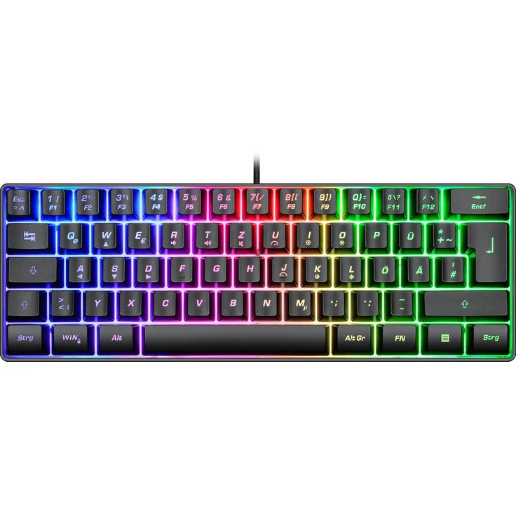 ISY Membrane Mini Keyboard Multicolor black, IGK-3500 MEMBRANE MINI KEYBOARD MULTICOL