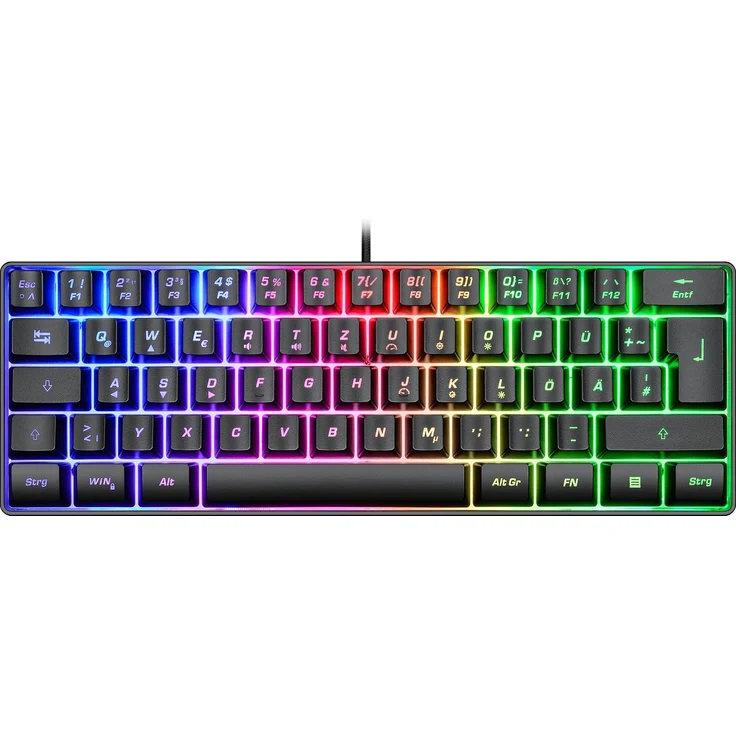 ISY Membrane Mini Keyboard Multicolor black, IGK-3500 MEMBRANE MINI KEYBOARD MULTICOL