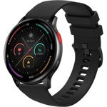 Carneo Heiloo HR+ 2nd Gen, Smartwatch mit AMOLED-Display, Herzfrequenzmessung, wasserdicht IP67, Sport Band in Schwarz (44 mm)