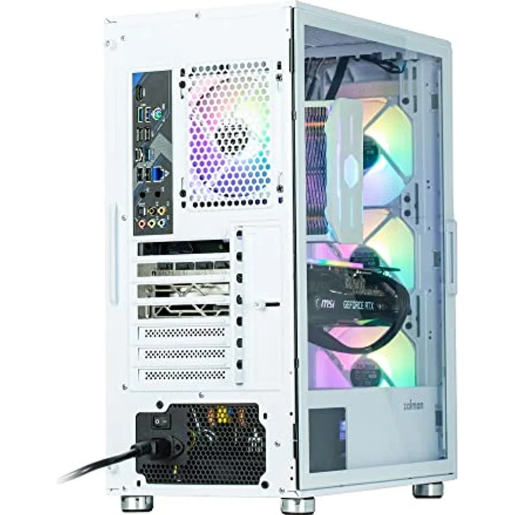 Zalman i3 Neo PC-Gehäuse, mittelgroß, Weiß – Bild 3