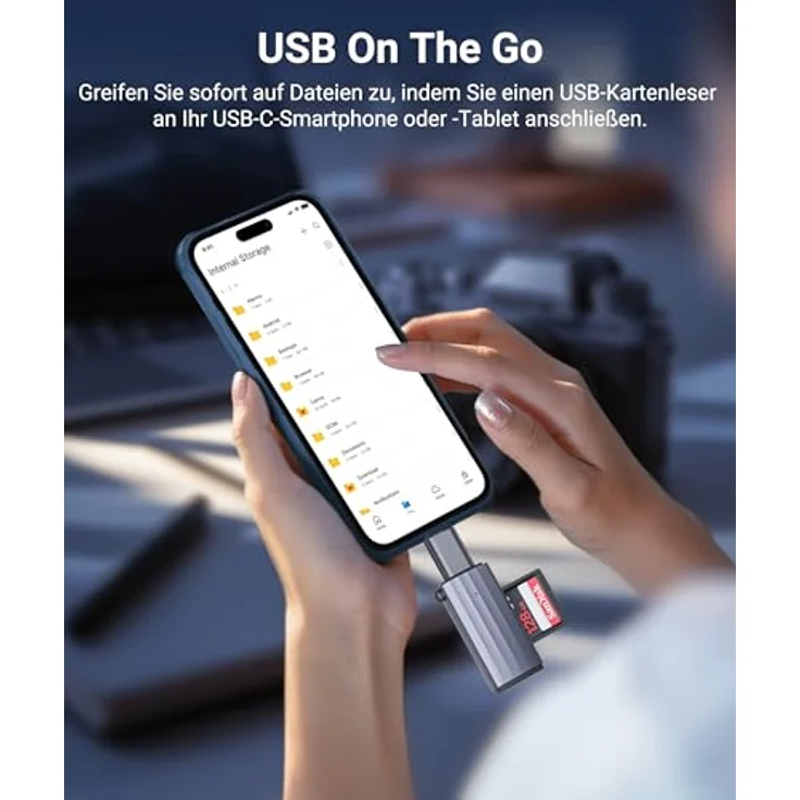 Syntech USB-C auf USB Adapter (2 Stück), Type-C auf USB 3.0 OTG, Spacegrau, kompatibel mit iPhone 17/16 Pro Max, MacBook Pro/Air, iPad, iMac, 5 Gbit/s Geschwindigkeit – Bild 5