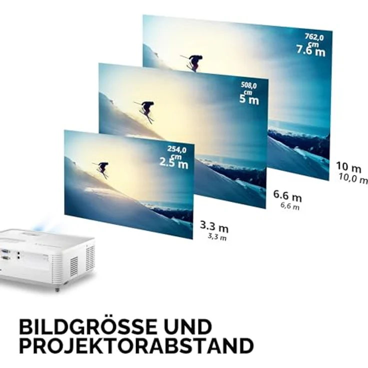 ViewSonic PA700W, 4.500 ANSI-Lumen Business Beamer mit WXGA Auflösung, bis 300" Bildschirmgröße, 2 HDMI-Anschlüsse – Bild 5
