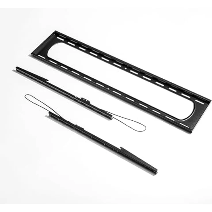 VALUE TV-Wandhalterung, 35 mm Wandabstand, fest, 304,8cm/120", 120kg, schwarz – Bild 2