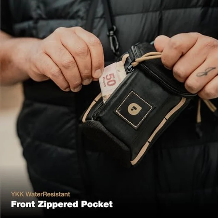 PolarPro Roadrunner 1L Kameratasche - Kompakt, mit rückseitiger Handytasche - Fuji X100VI Passform - Schwarz – Bild 4