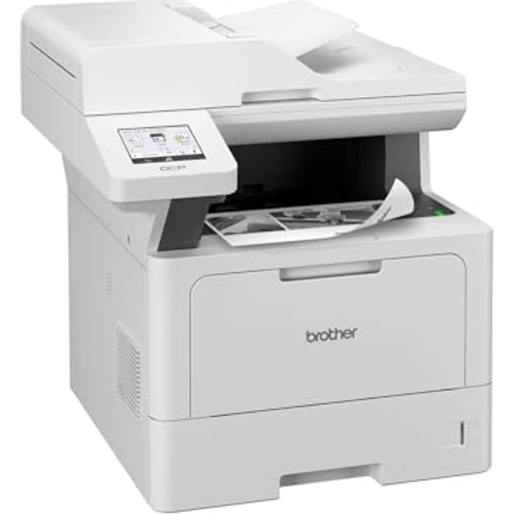 Brother DCP-L5510DW 3-in-1 Multifunktionsdrucker schwarz weiß (A4, 48 Seiten/Min., 1.200x1.200 DPI, LAN, WLAN, Duplex, 250 Blatt Papierkassette) weiß/grau – Bild 3