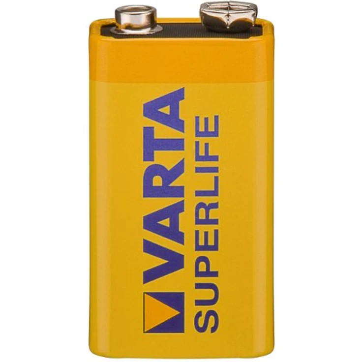 Varta 10500122 Batterie Superlife 6F22 (9V, 1er Pack) – Bild 2
