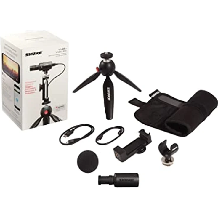 Shure MV88+ Video Kit mit digitalem Stereo-Kondensatormikrofon für Apple und Android – Bild 2