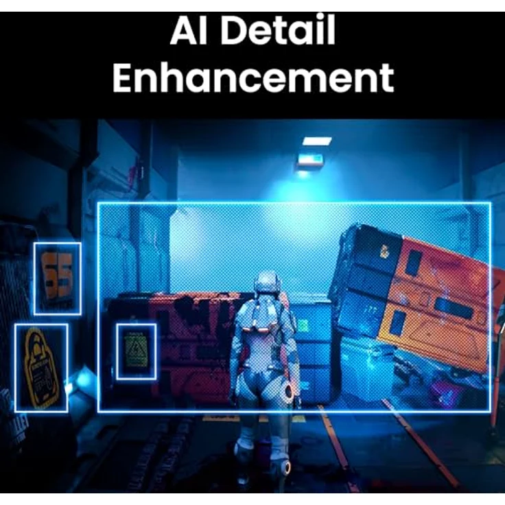 BenQ EX271U, 27” 4K Gaming Monitor mit 165Hz, AI Shadow Phage Technologie und KVM-Funktion – Bild 5