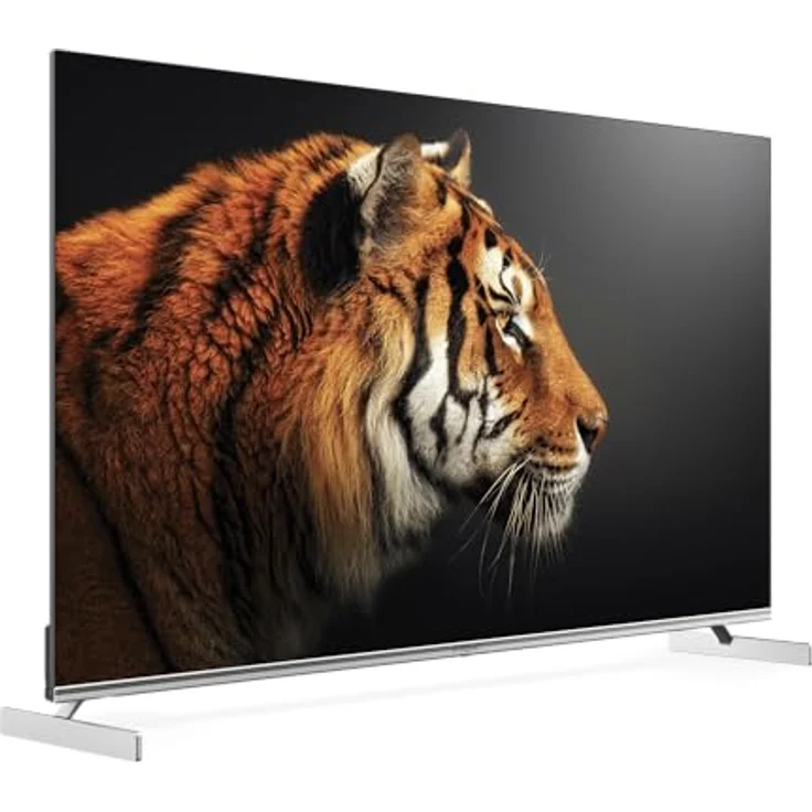 STRONG SRT50UF8733, 4K QLED Smart TV 50 Zoll, Ultra HD Fernseher, Netflix fähig, mit eingebautem WLAN, Google TV und sprachgesteuerter Fernbedienung, schwarz – Bild 2