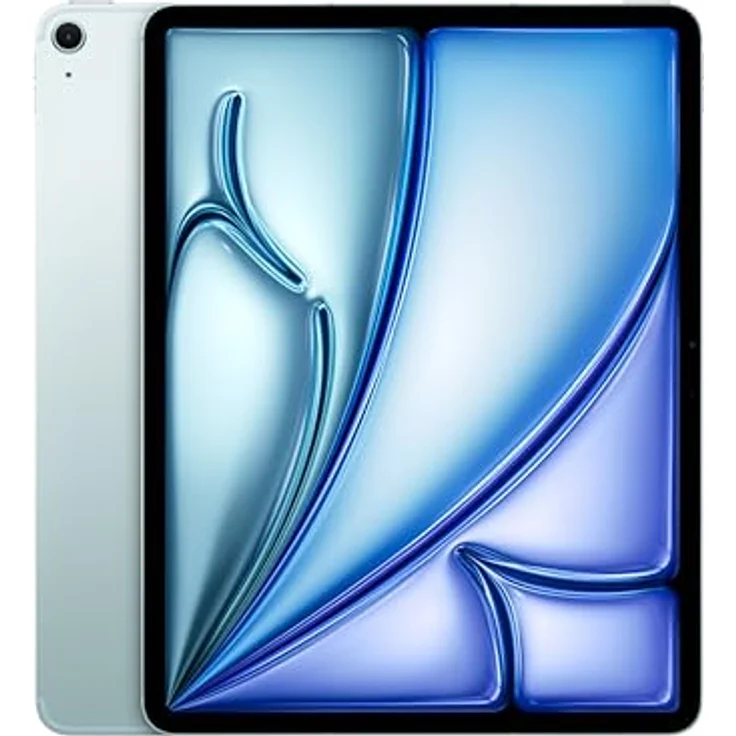 Apple 13" iPad Air (M4), Liquid Retina Display, 256 GB, 12 MP Kamera, WLAN 7, 5G Mobilfunk, Touch ID – Blau – Bild 1