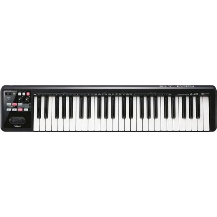 Roland A49 MIDI-Keyboard Schwarz mit MIDI-Kabel, MIDI Controller