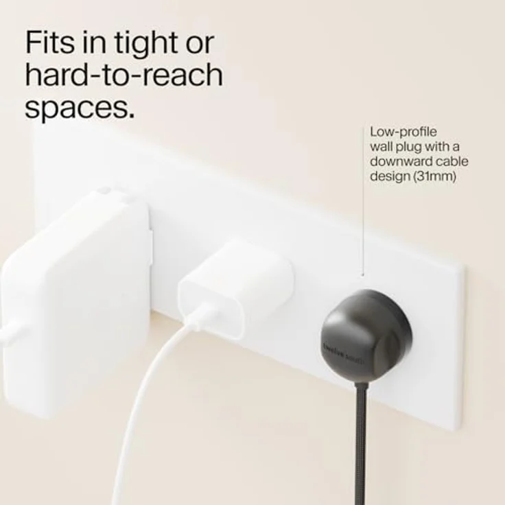 TwelveSouth PowerCord Ladegerät mit 30 W PD 3.0, 1.2m USB-C Kabel, flaches und strapazierfähiges Design – Bild 5