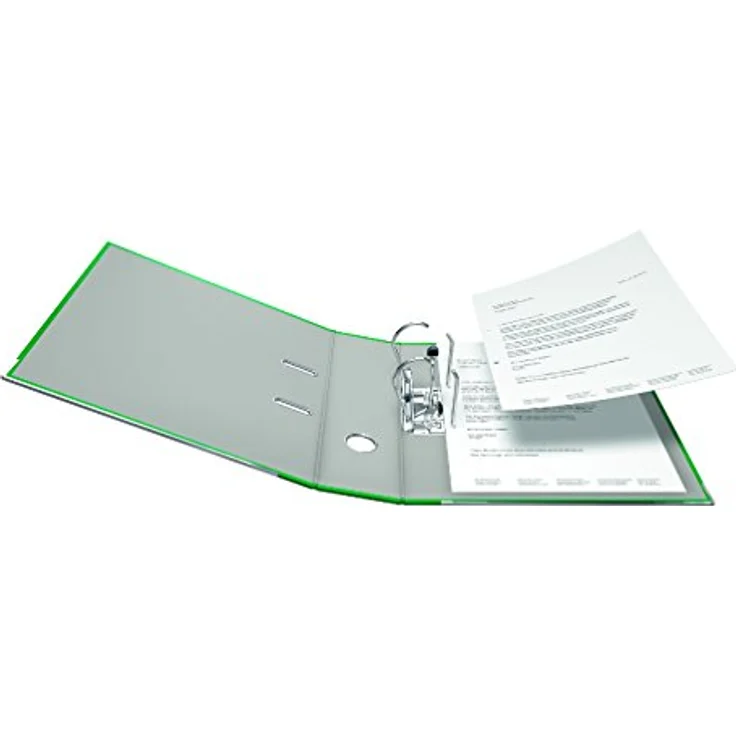 Falken Ordner 9984055, PP, A4, 8cm, Kunststoffordner, grün – Bild 3