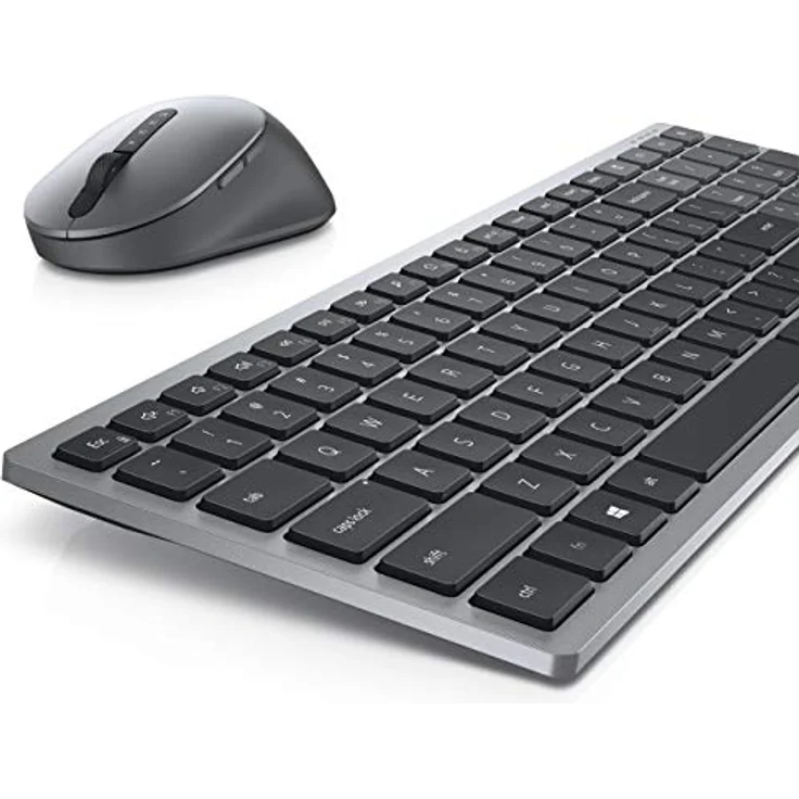 Dell KM7120W Kabelloses Bluetooth-Tastatur- und Maus-Set mit Mehreren Geräten, italienisches QWERTY, Titangrau – Bild 2