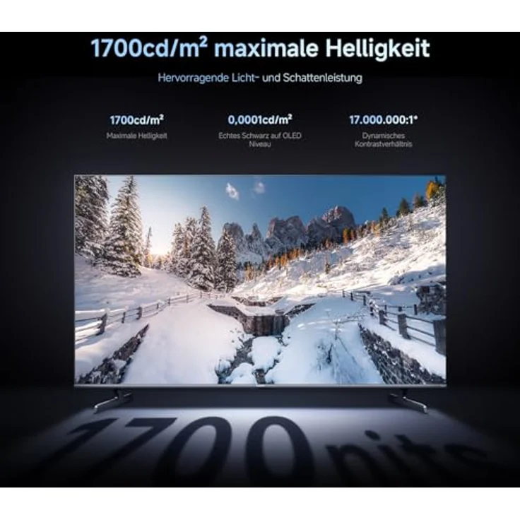 XIAOMI TV S Pro Mini LED 55, 4K QLED Smart TV mit 144Hz, Dolby Vision, Dolby Atmos, HDR 10+, Triple Tuner, Google TV, Schwarz – Bild 4