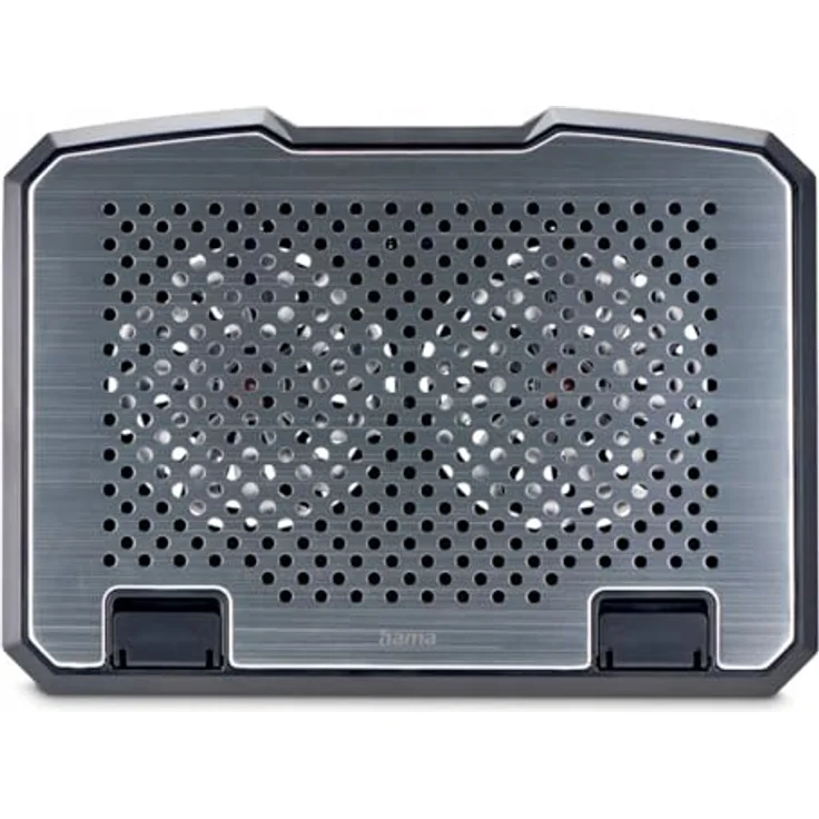 Hama Laptop-Kühler Aluminium, neigbar, leise, 2 Lüfter, bis 40 cm (15,6), SW – Bild 5