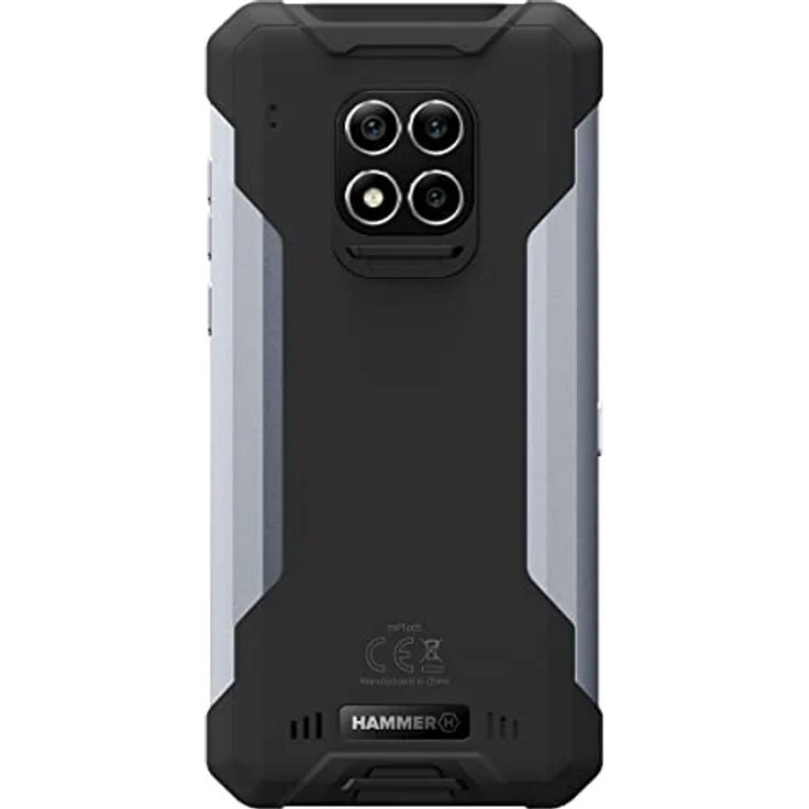 Hammer Construction (128 GB, 6", Dual SIM, 16 Mpx, 4G), Robustes Smartphone, Schwarz – Bild 5