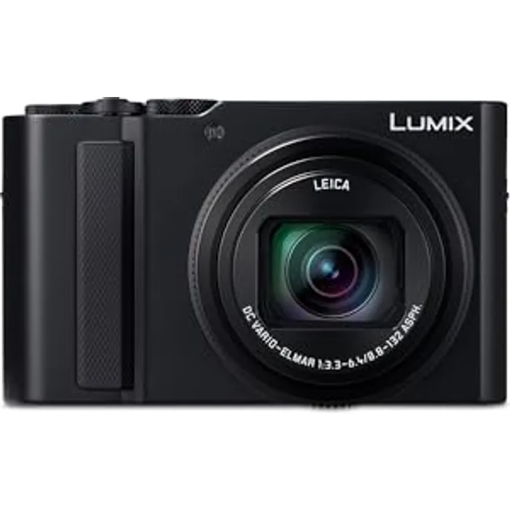 Panasonic Lumix TZ300, kompakte Reisekamera mit 20,1 MP 1-Zoll-Sensor, 15x optischem Zoom, 4K Video, Leica Objektiv 24–360 mm, WLAN & Bluetooth, Schwarz