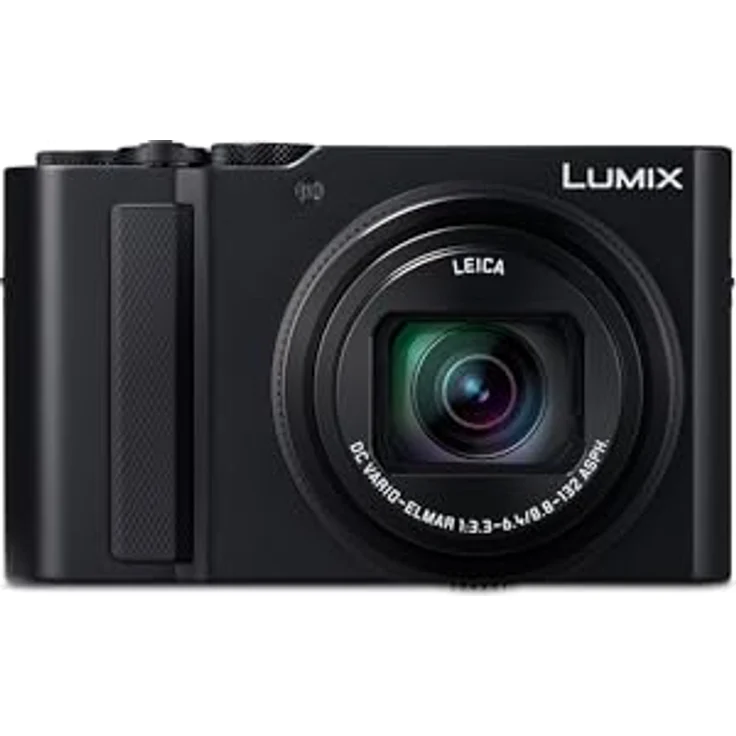 Panasonic Lumix TZ300, kompakte Reisekamera mit 20,1 MP 1-Zoll-Sensor, 15x optischem Zoom, 4K Video, Leica Objektiv 24–360 mm, WLAN & Bluetooth, Schwarz – Bild 1