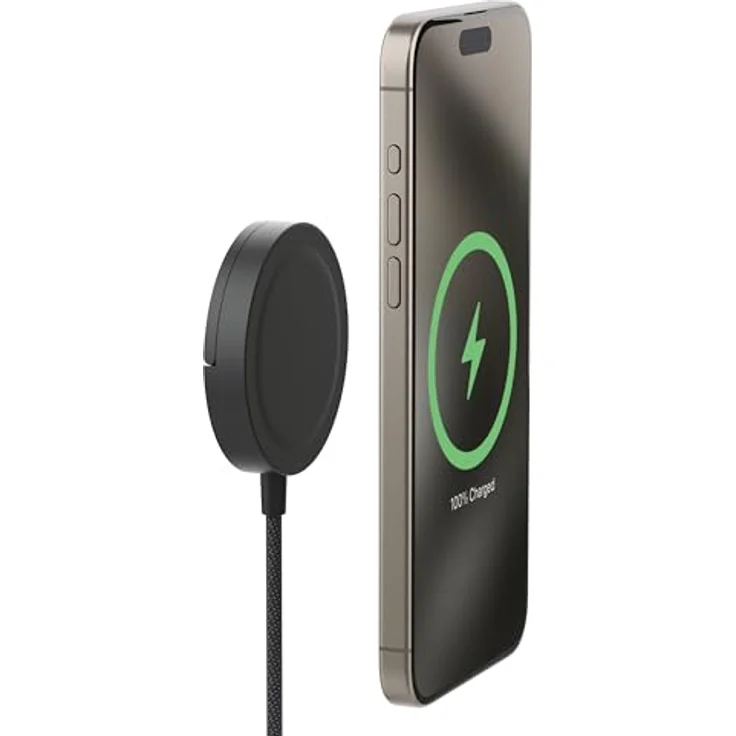 Mophie Kabelloses Ladegerät Stand, Qi-kompatibel, Schwarz – Bild 9
