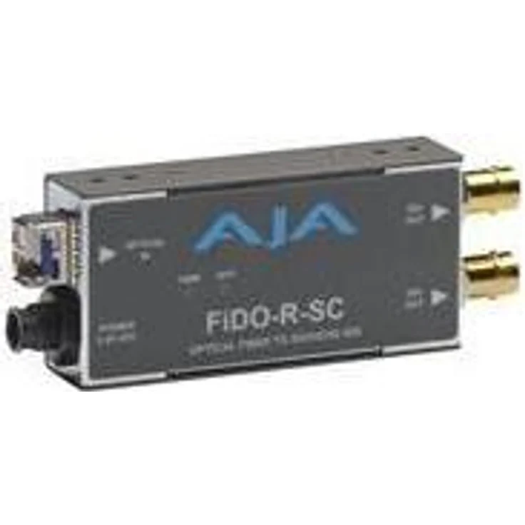 AJA FiDO-R-SC, Single Channel SC Fiber to SDI Video Extender mit Dual SDI Ausgängen, 1310 nm