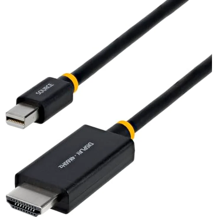 StarTech 2m Mini DisplayPort zu HDMI Adapterkabel, 4K 60Hz, HBR3, HDCP 2.3, aktiver Video Converter für Apple, Dell und HP – Bild 2