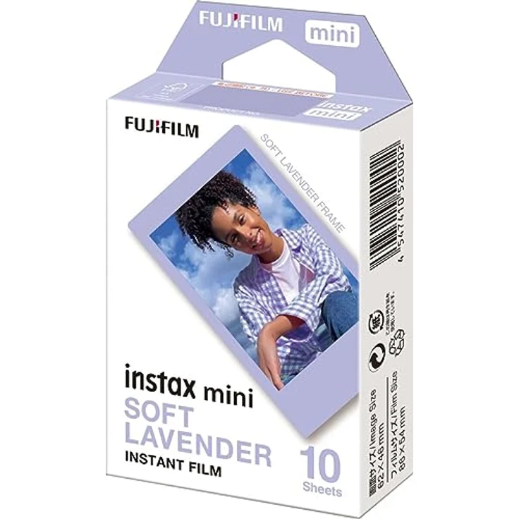 instax instant Mini Film 10 Aufnahmen, „Soft Lavender“ – Bild 2