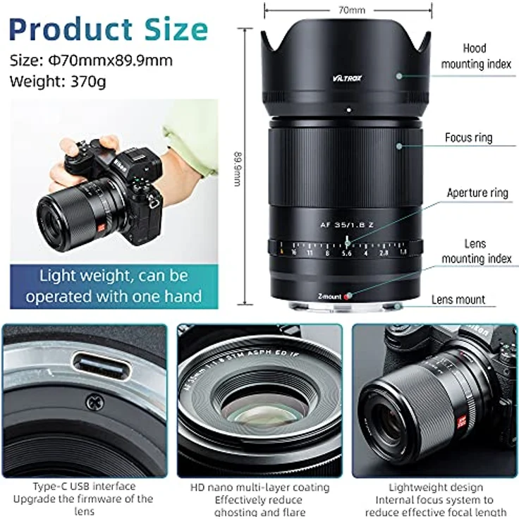 Viltrox AF 35mm f-1.8 Nikon Z - Preisvergleich – Bild 6