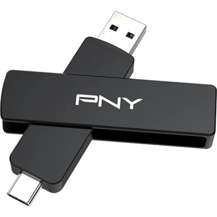 PNY Duo LINK V3, 2TB USB 3.2 Gen 2 OTG Flash Drive mit Lesegeschwindigkeiten bis zu 1000 MB/s, Schreibgeschwindigkeiten bis zu 800 MB/s, kompatibel mit Type-C und Type-A Geräten – Bild 4