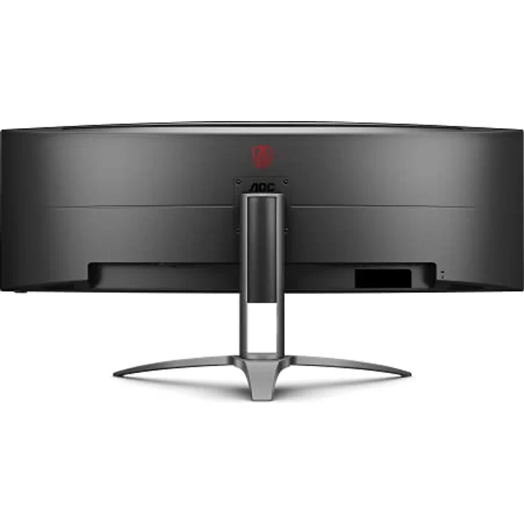 AOC Agon 493UCX2 - 49 Zoll DQHD Curved Gaming Monitor, 165 Hz, 1 ms, HDR400, FreeSync Premium Pro (5120x1440, HDMI, DisplayPort, USB-C, USB Hub) schwarz/rot – Bild 5