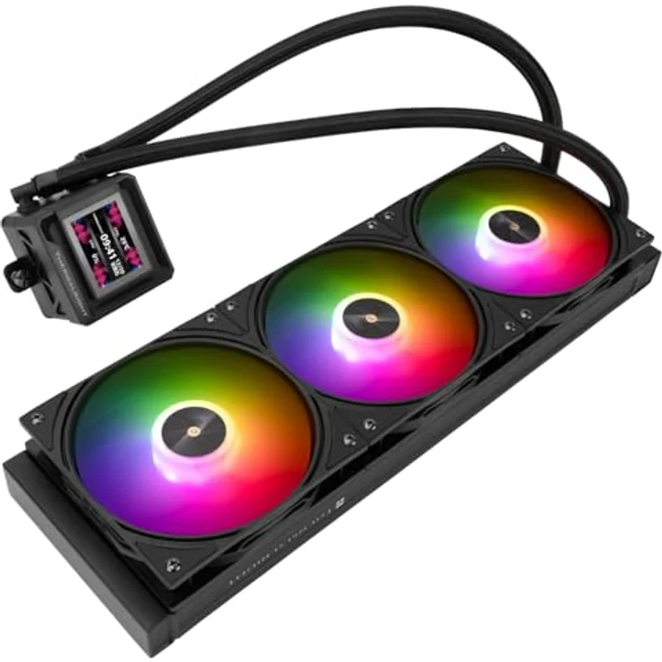 Thermalright Frozen Warframe SE, ARGB Wasserkühlung, 360mm schwarz, CPU Wasserkühler – Bild 9
