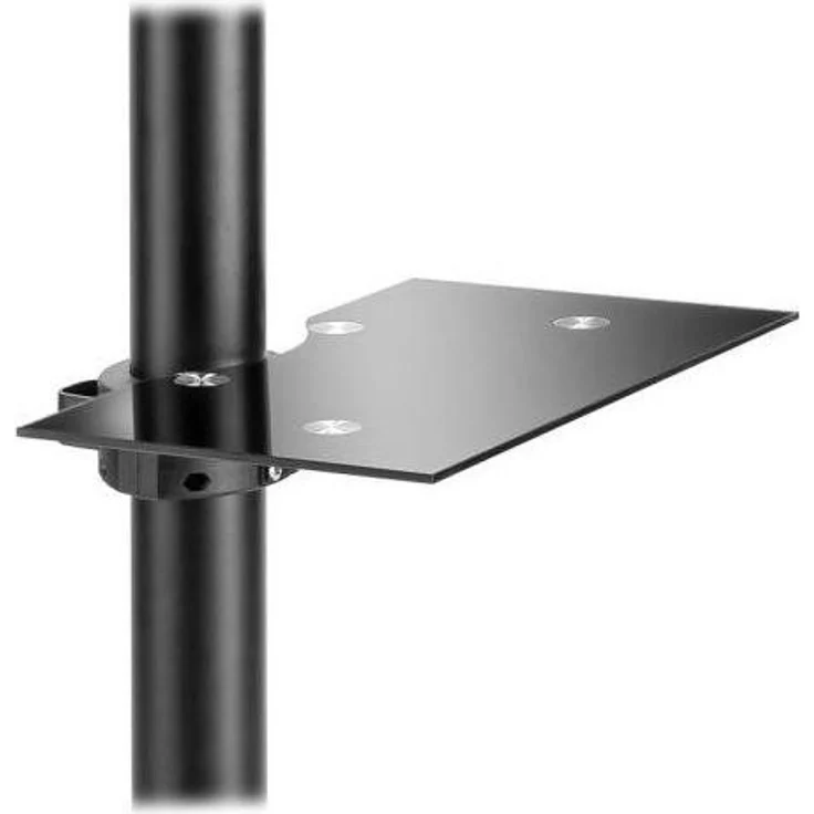 Hagor Braclabs®-Stand Frontshelf, Ablageboden für Monitorständer, 450x260 mm, schwarz, max. Traglast 7,5 kg