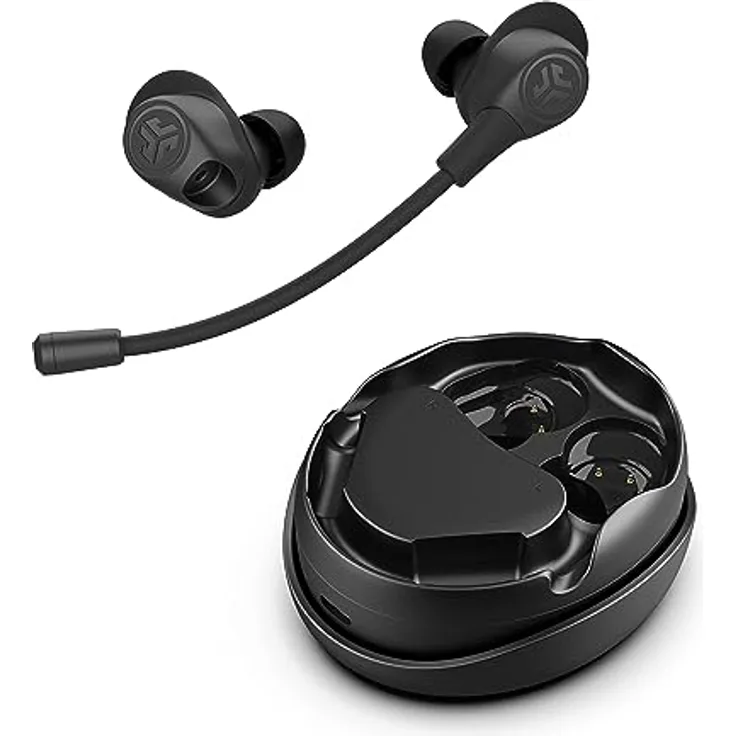 JLab Work In Ear Kopfhörer Bluetooth Kabellos, True Wireless Kopfhörer mit Mikrofon, 55+ Stunden Headphones, Ohrhörer Kabellose, Bluetooth-Headset PC für Laptop Büro