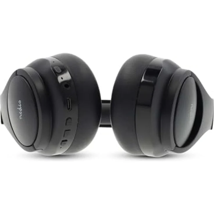 Nedis Drahtlose Over-Ear-Kopfhörer, Hybrid-Geräuschunterdrückung (ANC), 28 Std. Akkulaufzeit, Bluetooth 5.3, integriertes Mikrofon, Schwarz – Bild 3