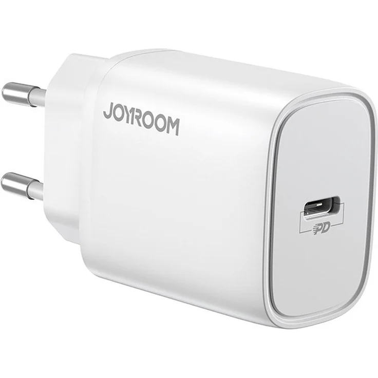 Joyroom 20W WandLadegerät USB PD Netzteil Schnell Fast Charge Power Delivery 3.0 Quick Charge 4.0 + 18 W 3A komaptibel mit Smartphone weiß