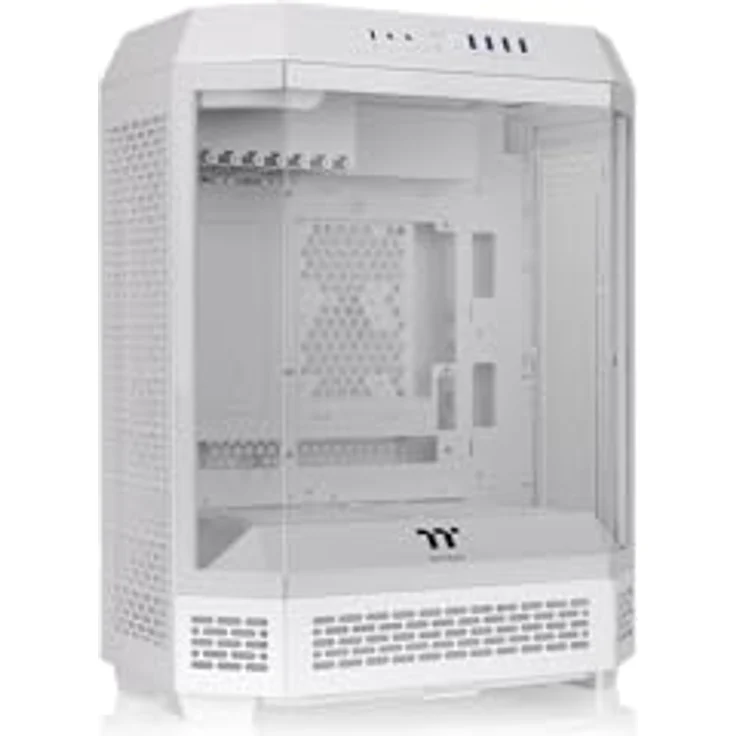 Thermaltake The Tower 600 Mid Tower Chassis, vertikales Design, Kühlungsunterstützung, White – Bild 1