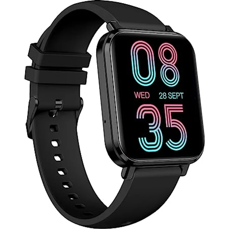 Myphone Watch LS, Sportuhr + Smartwatch IP68, 1.85'' Display, mehr als 100 Sportmodi, schwarz – Bild 1